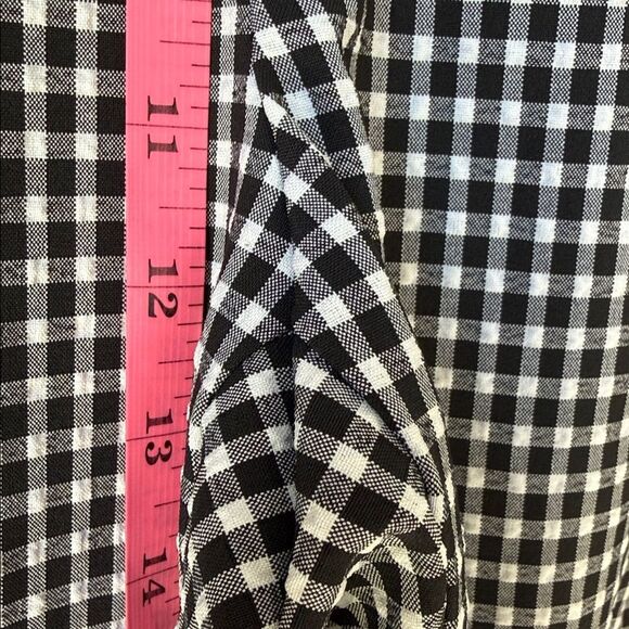 Zara Gingham Ankle Workwear Pant - Picture 6 of 8